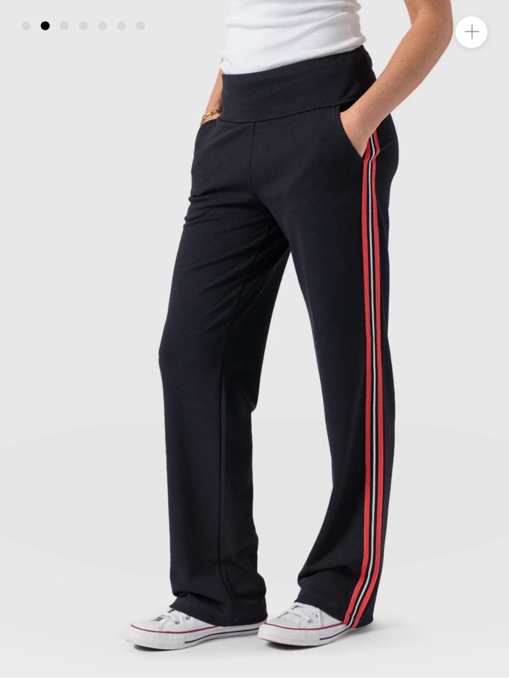 Saint + Sophia Runway Pant Navy NWOT